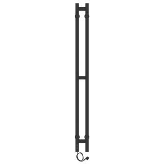 Полотенцесушитель электрический Laris Прайм Дуэт ЧКЧ 80х1200 L 73207608 Черный муар